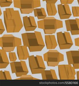 Boxes seamless pattern background
