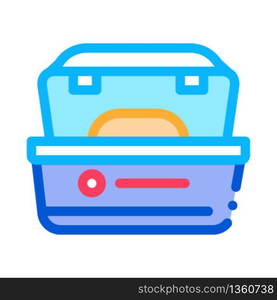 boxes trays icon vector. boxes trays sign. color symbol illustration. boxes trays icon vector outline illustration