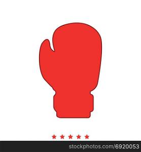 Boxing glove icon .