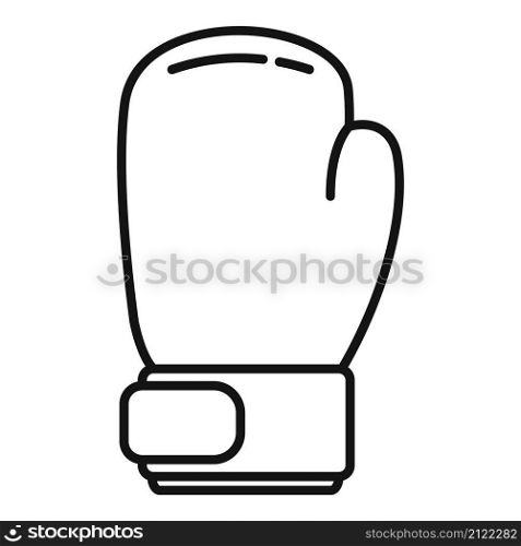 Boxing glove icon outline vector. Punch fight. Sport boxer. Boxing glove icon outline vector. Punch fight