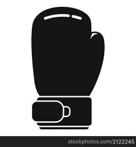 Boxing glove icon simple vector. Punch fight. Sport boxer. Boxing glove icon simple vector. Punch fight
