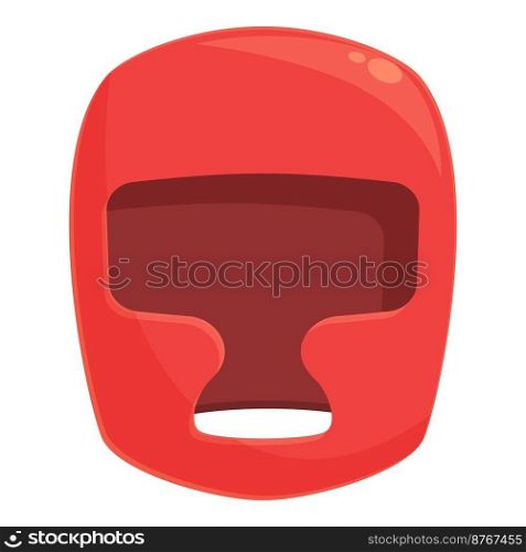 Boxing helmet icon cartoon vector. Sport fighter. Match glove. Boxing helmet icon cartoon vector. Sport fighter