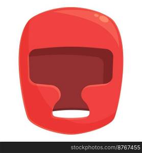 Boxing helmet icon cartoon vector. Sport fighter. Match glove. Boxing helmet icon cartoon vector. Sport fighter
