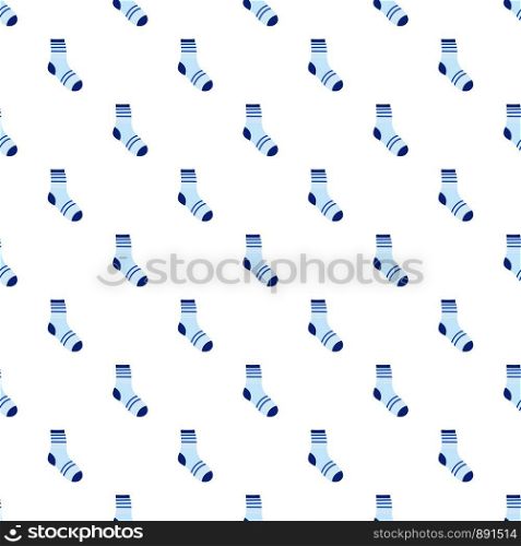 Boy sock pattern seamless vector repeat for any web design. Boy sock pattern seamless vector