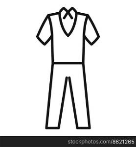Boy uniform icon outline vector. Student uniform. Suit fashion. Boy uniform icon outline vector. Student uniform