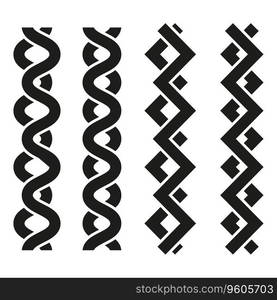 Braided, intertwined lines, forms. Vector illustration. EPS 10. Stock image.. Braided, intertwined lines, forms. Vector illustration. EPS 10.