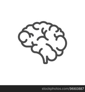 Brain icon design Royalty Free Vector Image