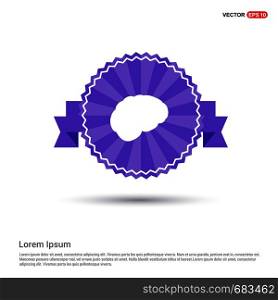 Brain icon - Purple Ribbon banner