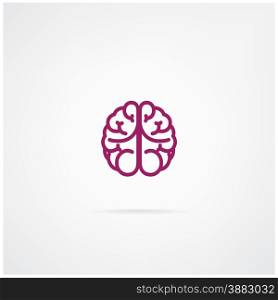 brain icon .vector illustration