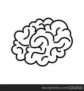Brain icon vector sign and symbol trendy design