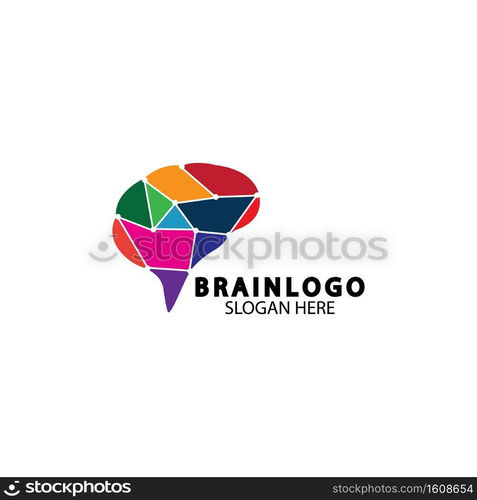  Brain logo designs concept vector, Health Brain Pulse logo, Brain care  logo template vector