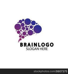  Brain logo designs concept vector, Health Brain Pulse logo, Brain care  logo template vector