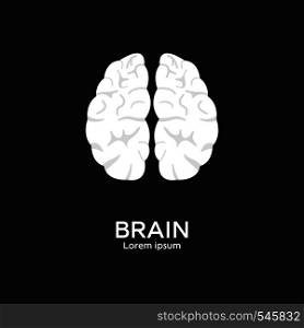 Brain logo template. Mind, intelligence concept. Clean and modern vector illustration for design, web.