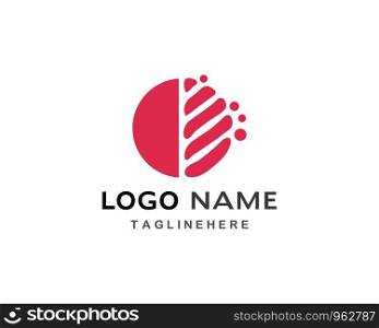 Brain Logo vector icon Template