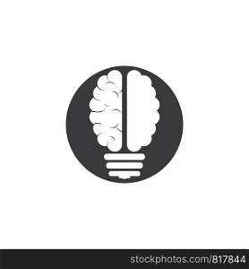 Brain Logo vector Template