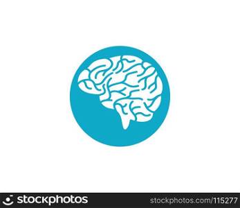 Brain vector illustration icon template
