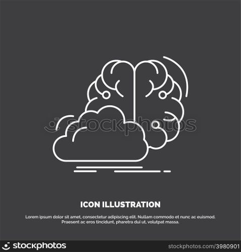 brainstorming, creative, idea, innovation, inspiration Icon. Line vector symbol for UI and UX, website or mobile application