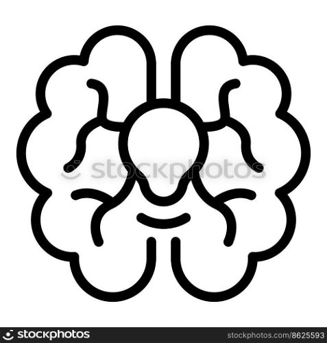 Brainstorming icon outline vector. Brain think. People solution. Brainstorming icon outline vector. Brain think