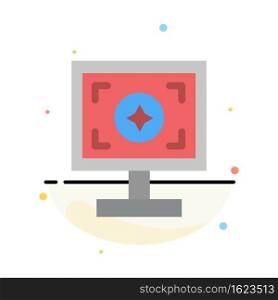Brand, Branding, Design, Print Abstract Flat Color Icon Template