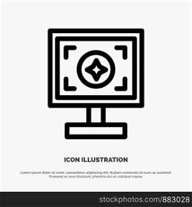 Brand, Branding, Design, Print Line Icon Vector