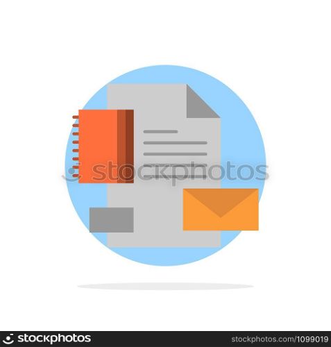 Branding, Brand, Business, Company, Identity Abstract Circle Background Flat color Icon