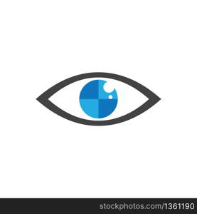 Branding Identity Corporate Eye Care vector logo