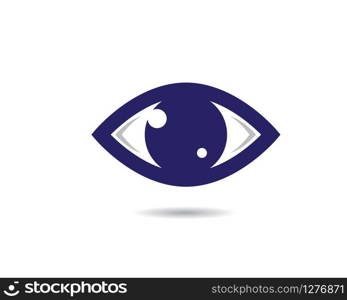 Branding identity corporate eye care vector logo design