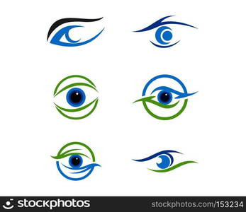 Branding Identity Corporate Eye Care vector logo design 