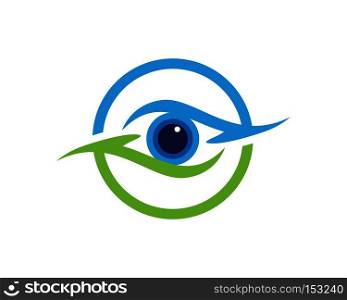 Branding Identity Corporate Eye Care vector logo design
