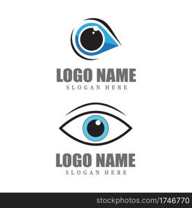 Branding Identity Corporate Eye Care vector logo design