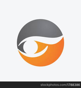 Branding Identity Corporate Eye Care vector logo design