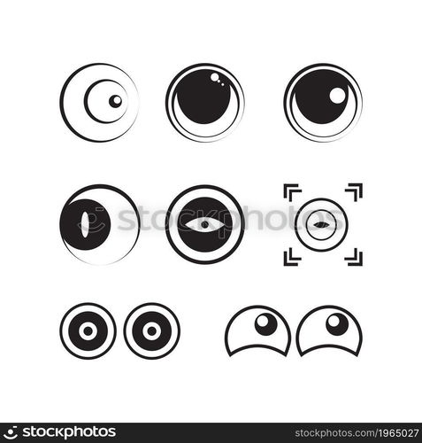 Branding Identity Corporate Eye Care vector logo design