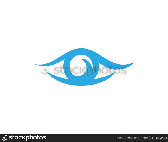 Branding Identity Corporate Eye Care vector logo design