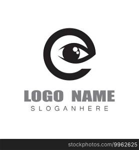 Branding Identity Corporate Eye Care vector logo design