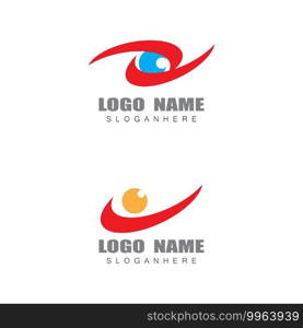 Branding Identity Corporate Eye Care vector logo design