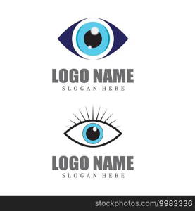 Branding Identity Corporate Eye Care vector logo design