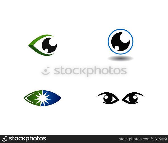 Branding Identity Corporate Eye logo vector