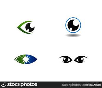 Branding Identity Corporate Eye logo vector