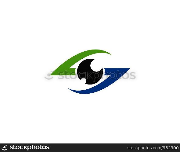 Branding Identity Corporate Eye logo vector design