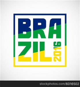 Brazil abstract background in color of flag. Design for covers, brochure, advertising banner.