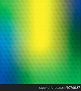 Brazil background. Abstract geometric background. Green yellow and blue colors.