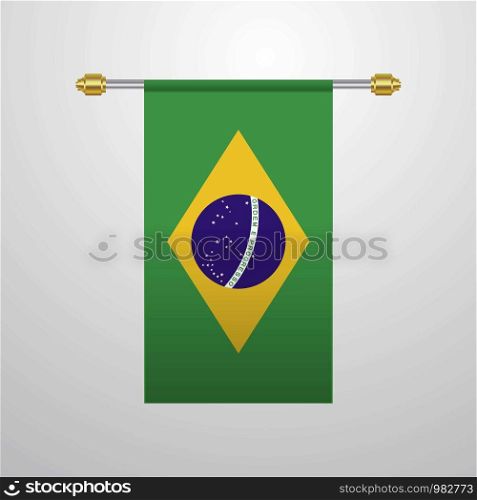 Brazil hanging Flag