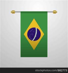 Brazil hanging Flag