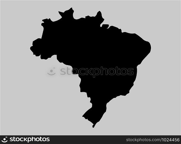 Brazil Map Vector illustration eps 10.. Brazil Map Vector illustration eps 10