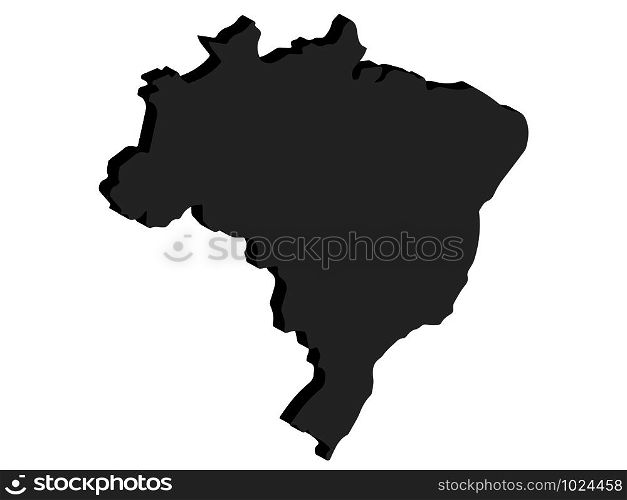 Brazil Map Vector illustration eps 10.. Brazil Map Vector illustration eps 10