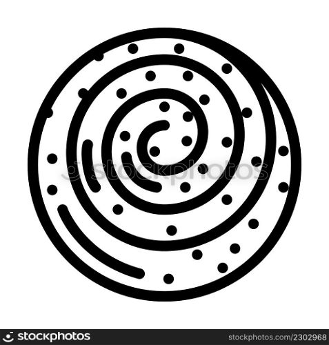 bread bakery line icon vector. bread bakery sign. isolated contour symbol black illustration. bread bakery line icon vector illustration