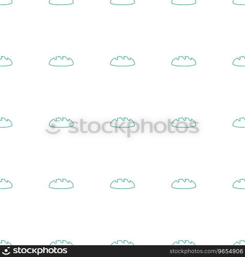Bread icon pattern seamless white background Vector Image