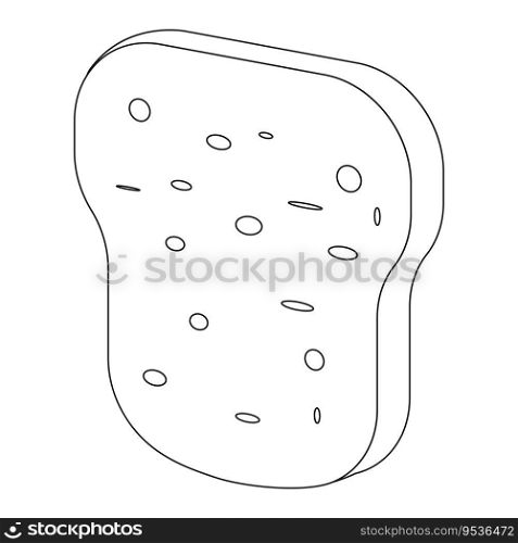 Bread icon vector illustration template design