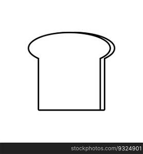 bread icon vector template illustration logo design