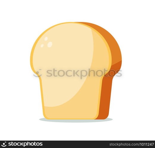bread loaf isolate vector illustration